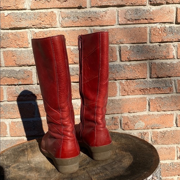 Vintage Women’s Red Doc Martens Leather Boots Size 5 (US) - Picture 3 of 11